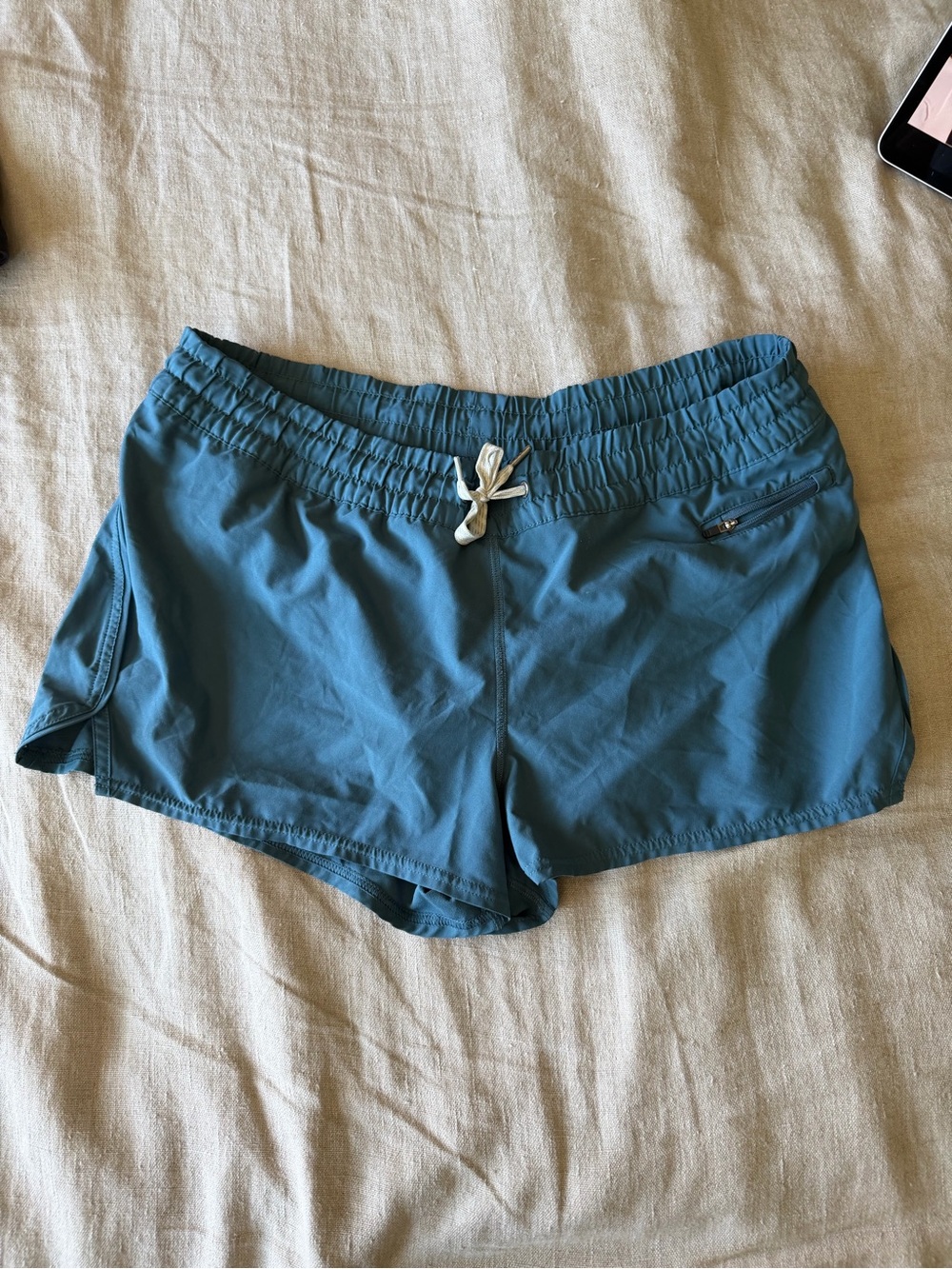 Vuori Blue Athletic Drawstring Shorts